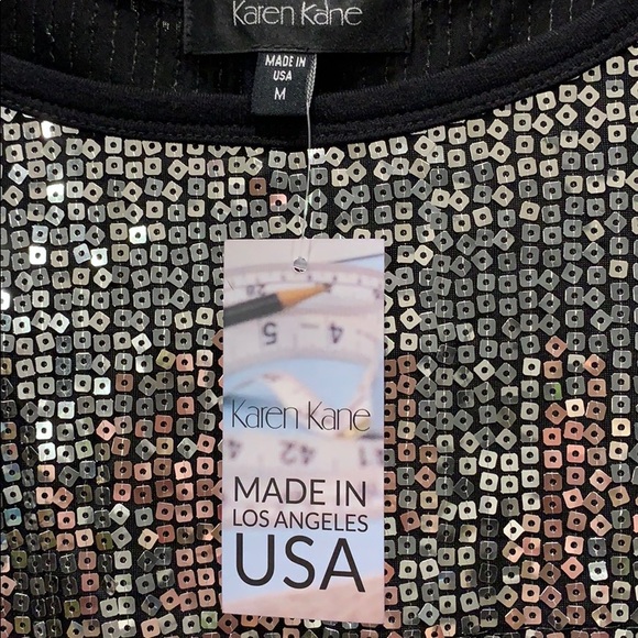 Silver sequined party dress NWT! - Picture 2 of 7